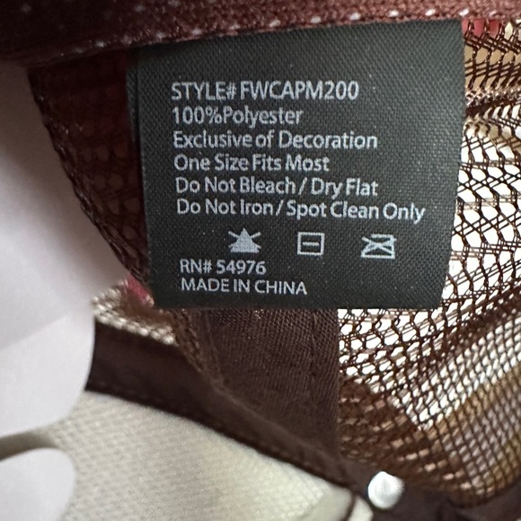 Pink Lily Bow Trucker Hat Brown with Pink Bow - Picture 7 of 8